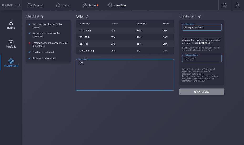 Covesting Fund Management Module Beta Ready For Launch, Here&rsquo;s How It Works - covesting create fund 1024x609