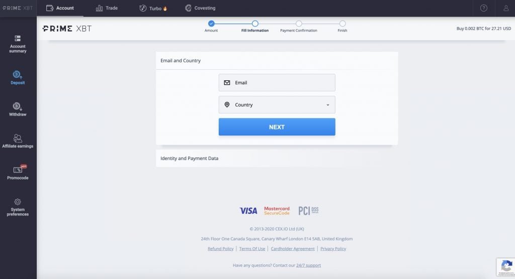 How To Fund Your Synkopro Account By Credit or Debit Card - 2 step 1024x556