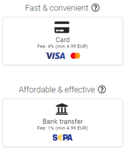Synkopro Partners With Coinify To Make Buying Bitcoin Even Easier - Coinify 3 payment method 252x300