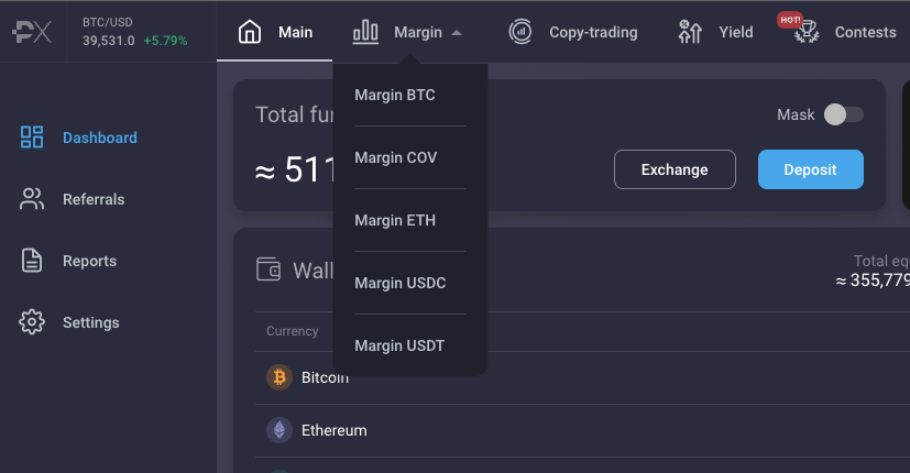 Announcing New COV-Denominated Margin Trading And Copy Trading Accounts Announcing New COV-Denominated Margin Trading And Copy Trading Accounts - primexbt 3