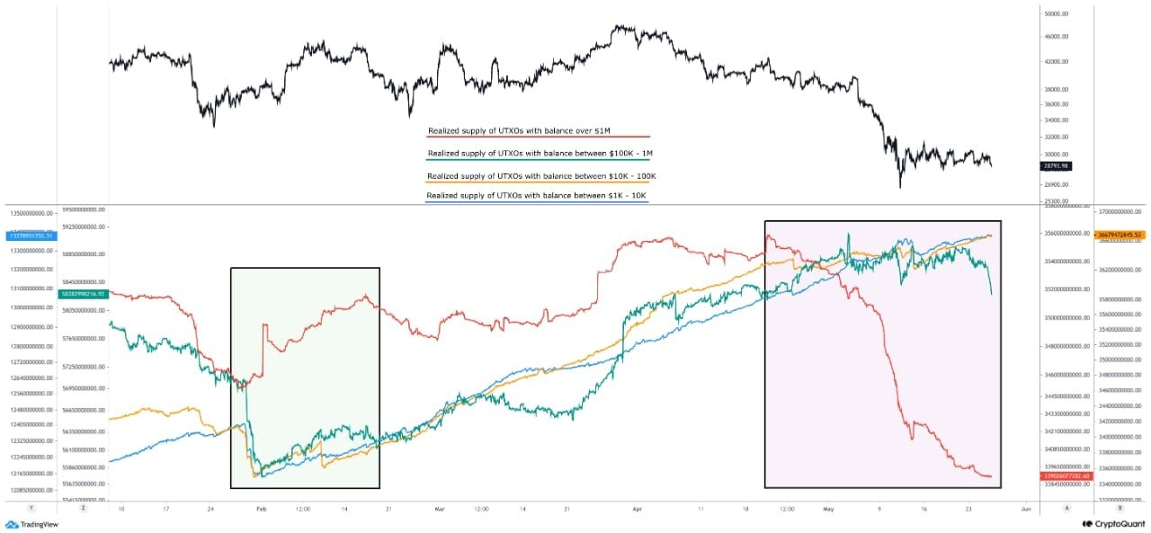 Market Research Report: Stocks Stage Late Week Rebound While Crypto Sees Sell Off, Oil Resumes Push Higher - BTC large whales dump