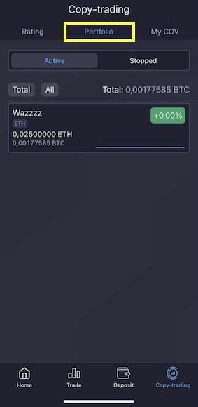 Following Now Implemented Into Synkopro Mobile App Copy Trading Experience - 5